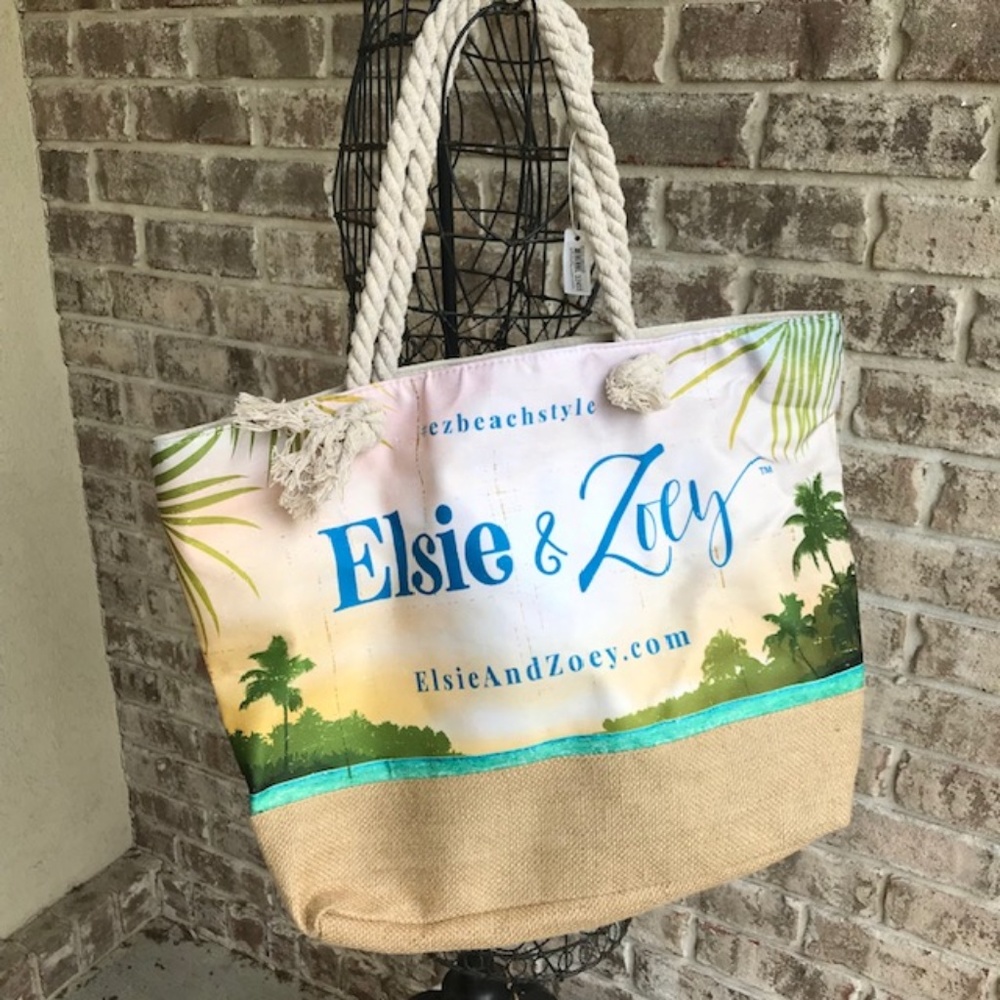 Beach Bag Shopping Farmers Market Tote Elsie Zoey